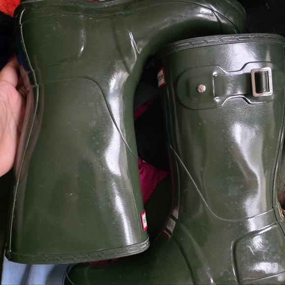 ☆Hunter Green Rain Boots☆ - Picture 5 of 5